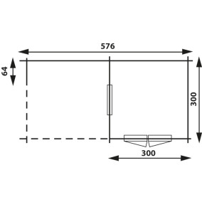  Interflex | Tuinhuis 3031 Z | Onbehandeld 207726-10